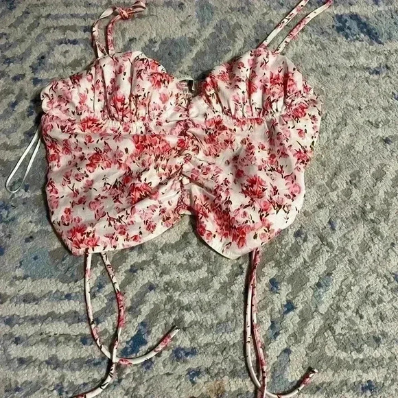 o. Vianca floral crop top medium - Picture 2 of 5